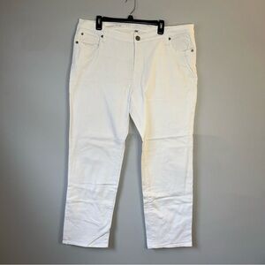Kut from the Kloth Crisp White Boyfriend Jeans